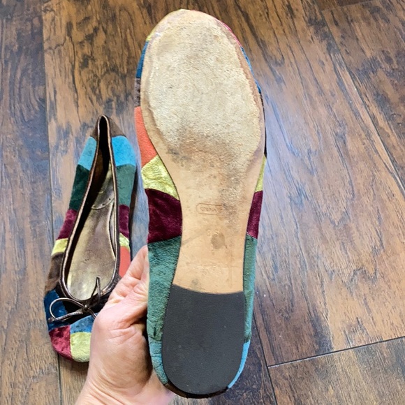 Coach Velvet Patchwork Ballet Flats - Picture 9 of 16